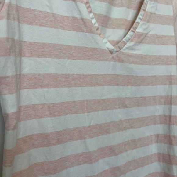 Pink and white stripped Ampersand Ave top size small - Picture 2 of 3